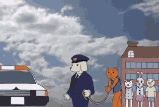 熊吉被警察抓走表情